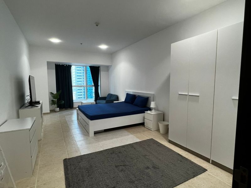 Big Furnished Room With Shared Washroom Available For Rent In Elite Residence Dubai Marina AED 5250 Per Month